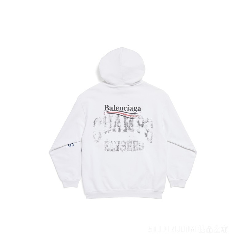 NEW YEAR SERIES 25 - OVERLAYER POLITICAL CAMPAIGN HOODIE中号版型连帽卫衣