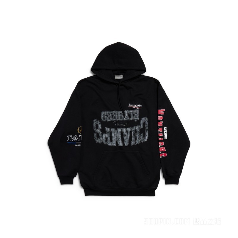 NEW YEAR SERIES 25 - OVERLAYER POLITICAL CAMPAIGN HOODIE中号版型连帽卫衣