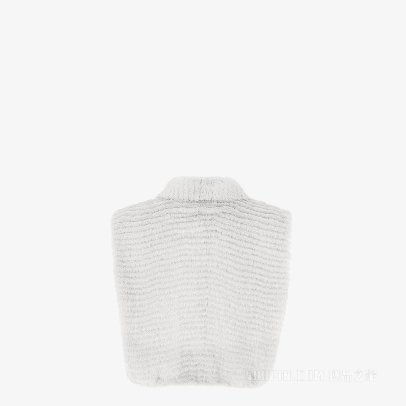 背心 白色貂皮背心