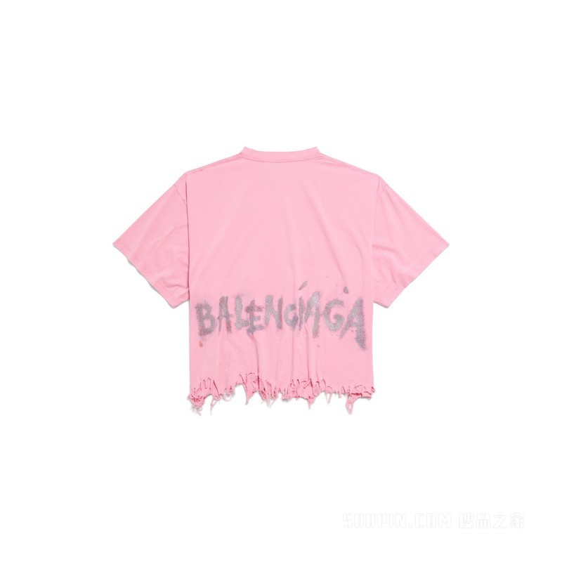 BALENCIAGA NAIL POLISH短款T恤