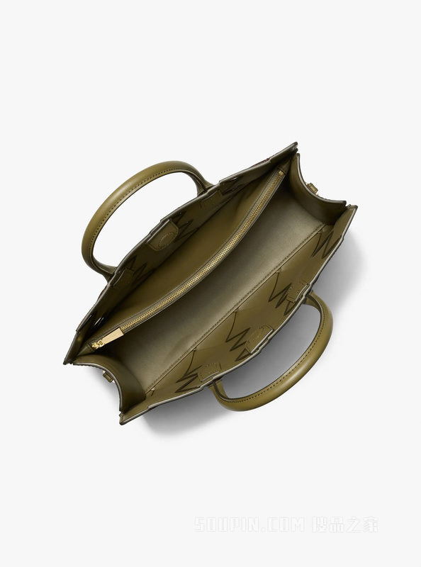 Scarlett 中号皮质手提包