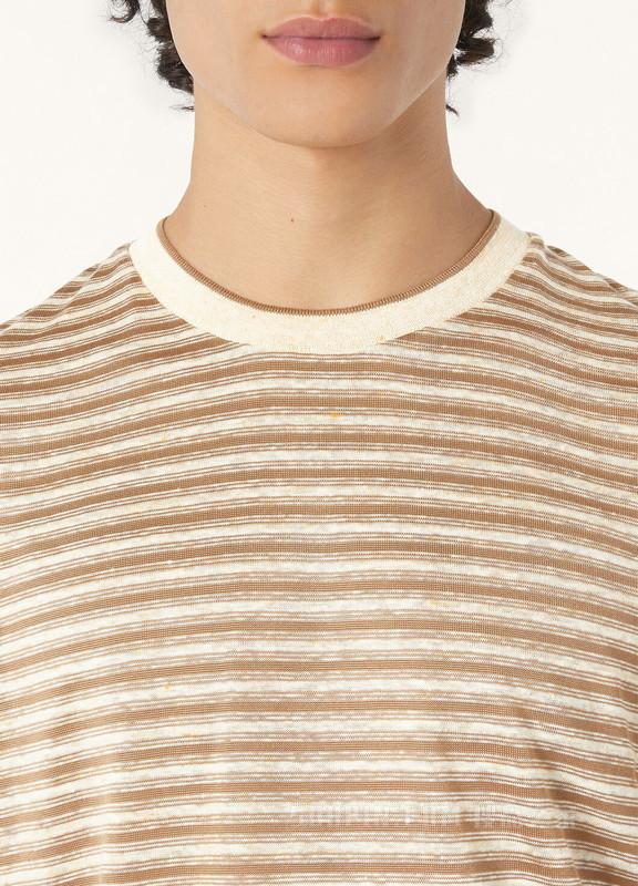 Elvo 男士T恤 亚麻, 桑蚕丝