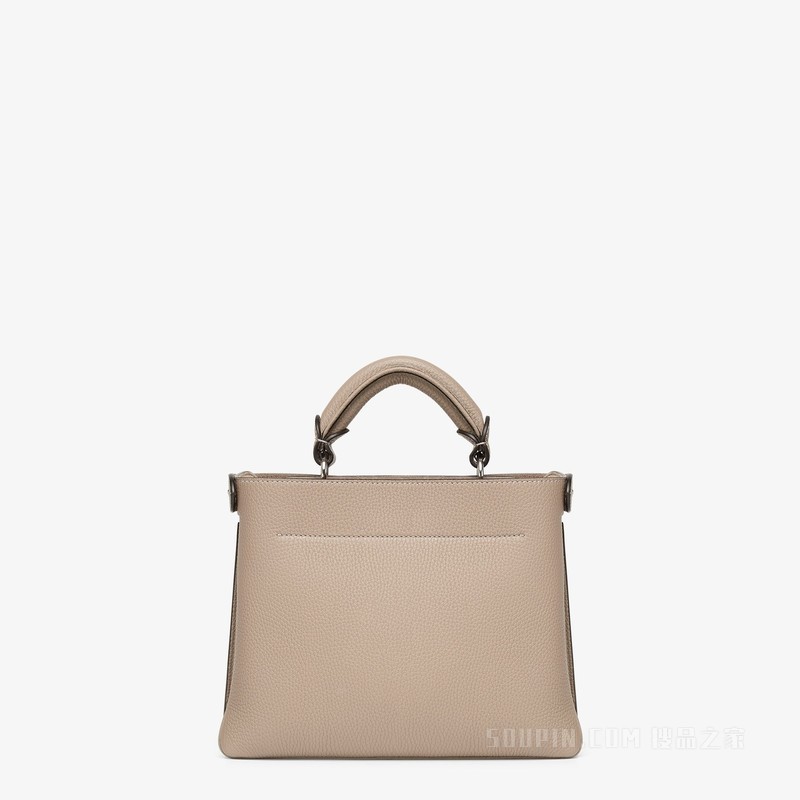 Peekaboo Soft小号手袋 拼色编织皮革手袋