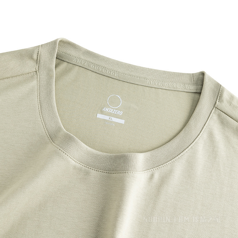 安踏户外露营男子冰肤短袖针织衫