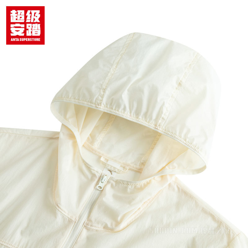 超级安踏训练女子防风防晒冰肤薄外套
