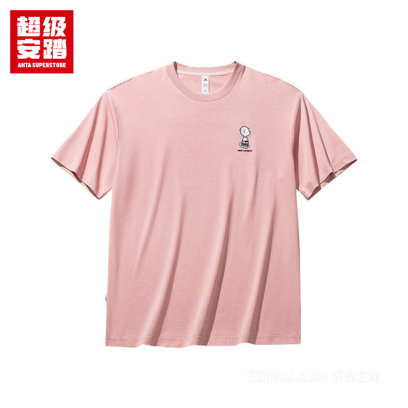 超级安踏跨界联名男子冰感抗菌短袖针织衫