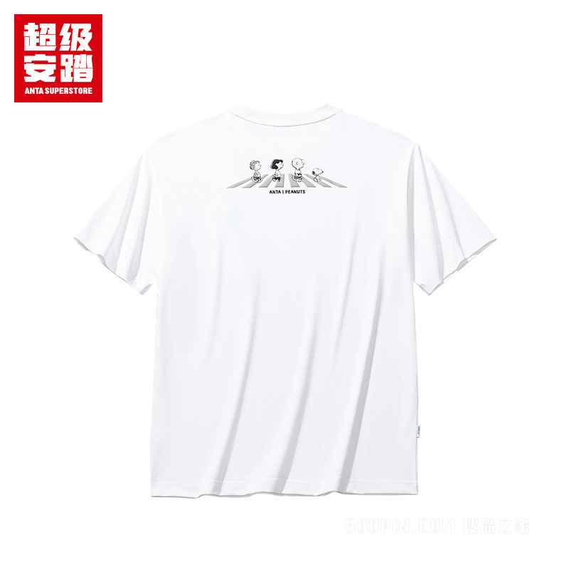 超级安踏跨界联名男子冰感抗菌短袖针织衫