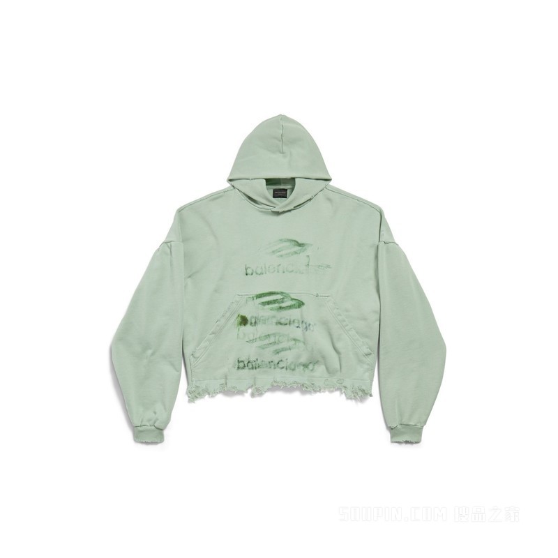 DIY IMPRINT CROPPED连帽卫衣