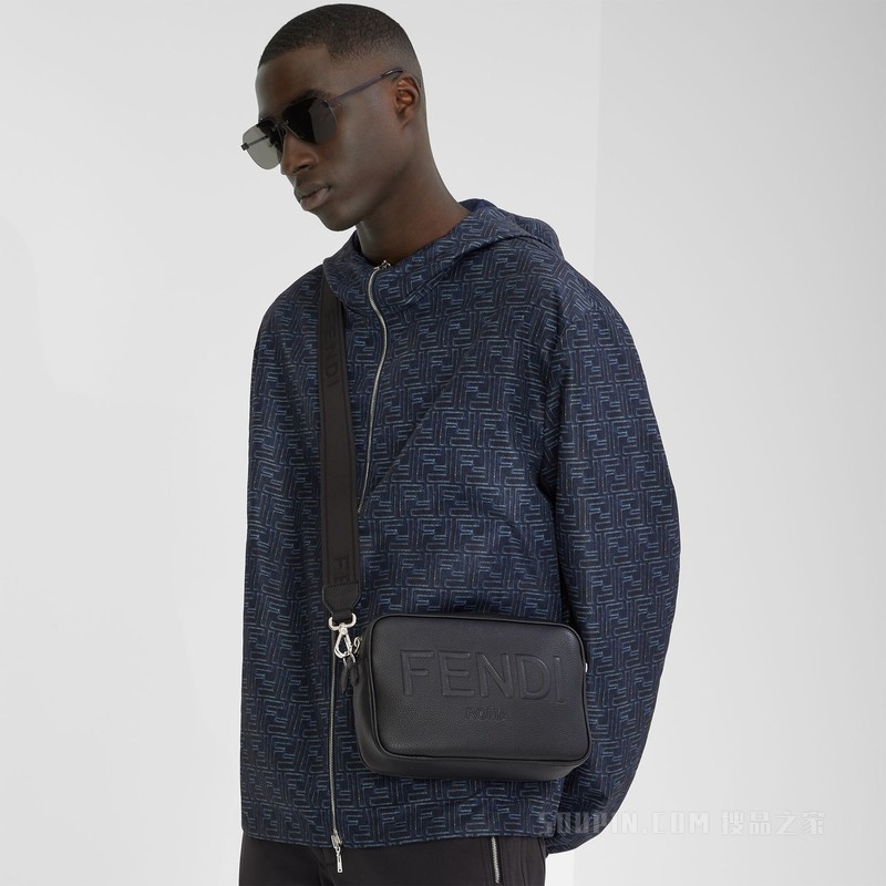 FENDI Sky 哑光黑色金属太阳镜