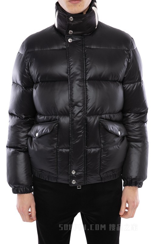 McQueen Graffiti puffer jacket