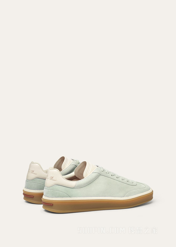 Tennis Walk 女士德训运动鞋 二层小牛皮绒面革