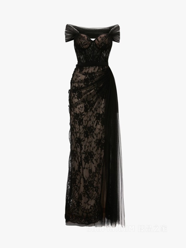 Lace Evening Dress