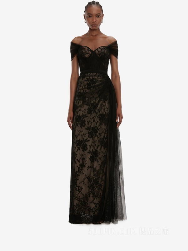 Lace Evening Dress