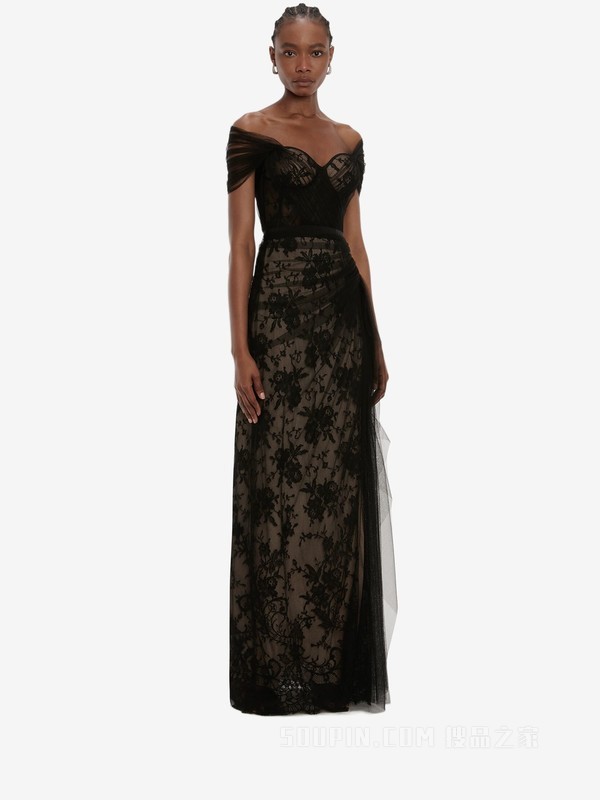 Lace Evening Dress