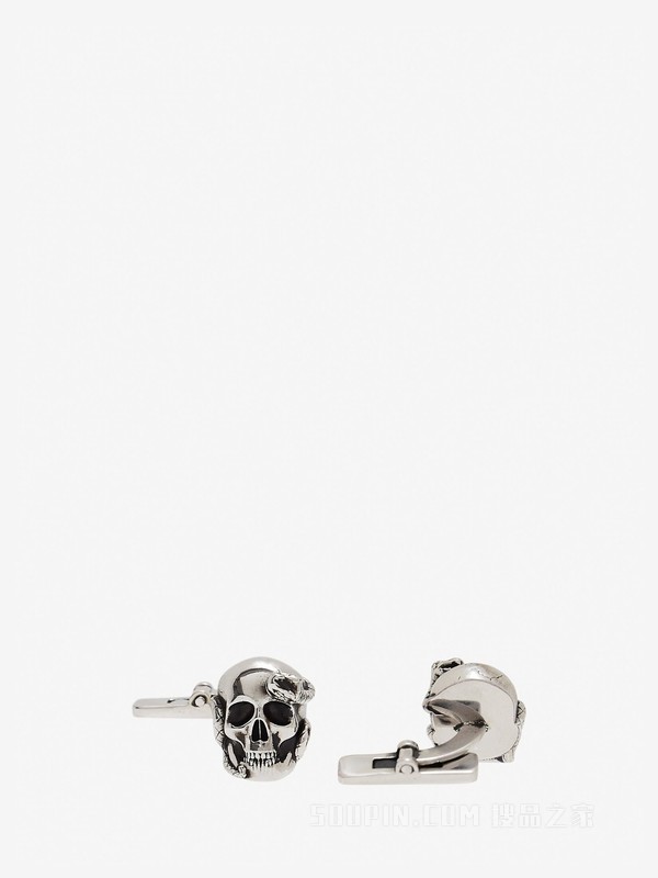 Skull and Snake 袖扣