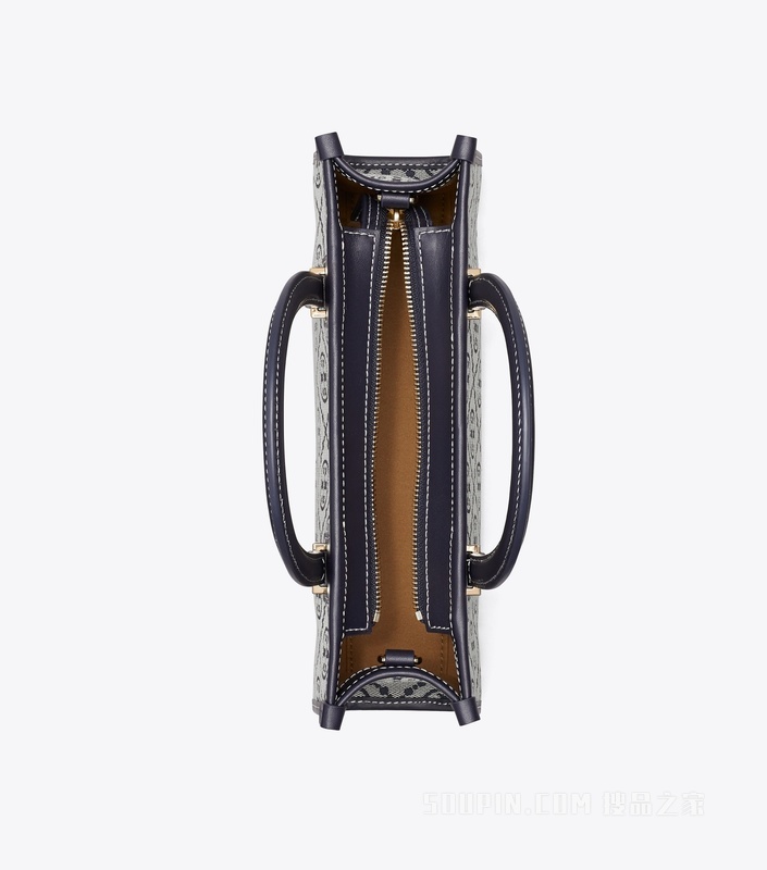 【礼物】T Monogram 小号 East-West 托特包 Tory 海军蓝