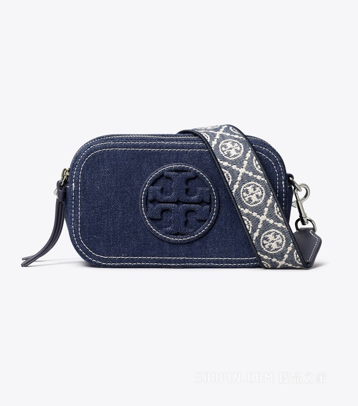 【礼物】Miller 迷你牛仔斜挎包 皇家海军蓝