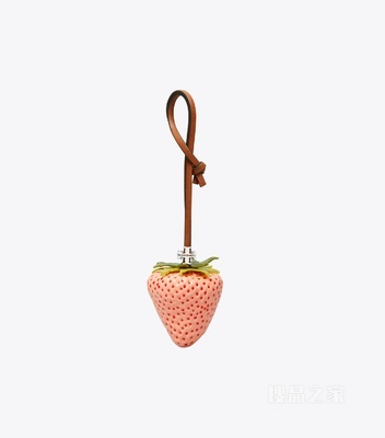 【礼物】草莓钥匙圈 甜粉色/朱砂色