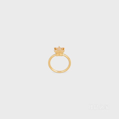 TRIOMPHE SOLITAIRE SPARKLE戒指 金色-35OR