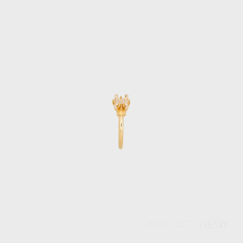 TRIOMPHE SOLITAIRE SPARKLE戒指 金色-35OR