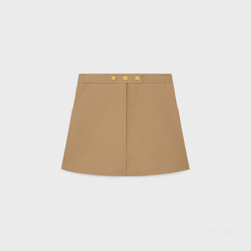 短款连衣裙 驼色-02CM