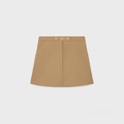 短款连衣裙 驼色-02CM