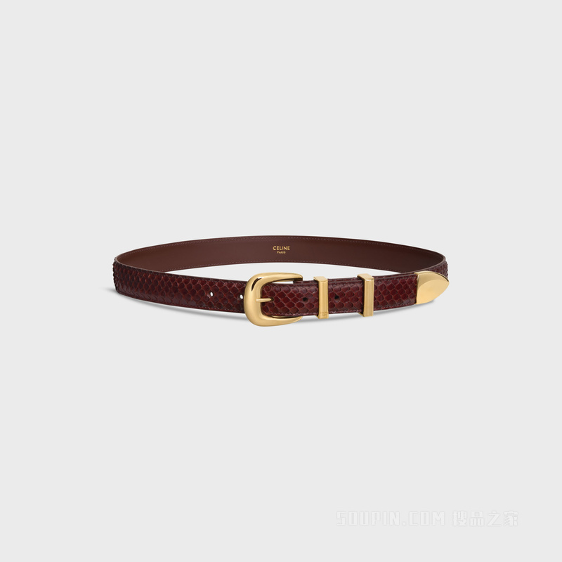 WESTERN中号腰带 棕色-19BR