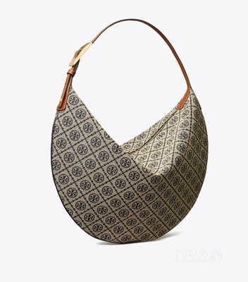 T Monogram 新月包 Tory 海军蓝