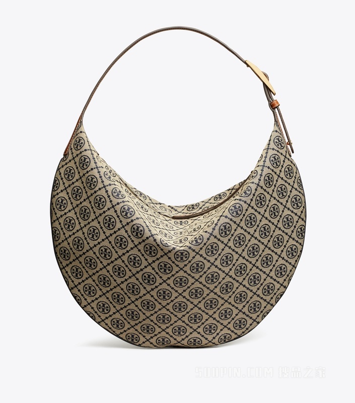 T Monogram 新月包 Tory 海军蓝