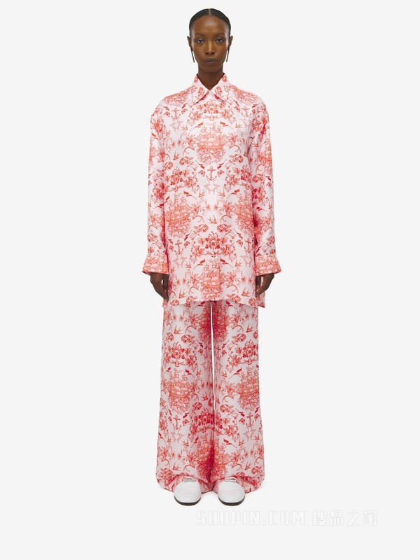 Sailor Tattoo睡衣式衬衫