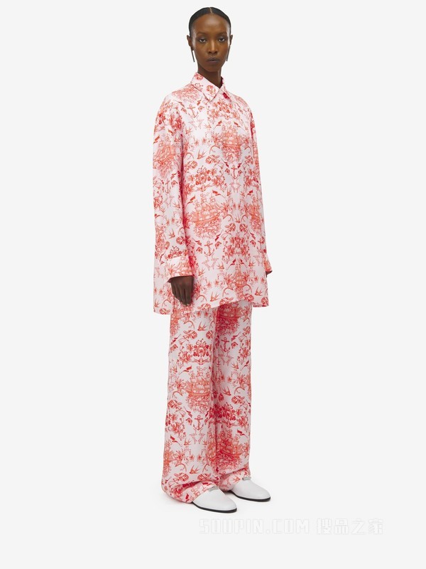 Sailor Tattoo睡衣式衬衫