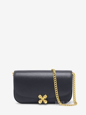 小号McQueen Skull Flower手袋