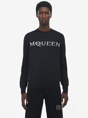 美利奴羊毛McQueen标志套衫
