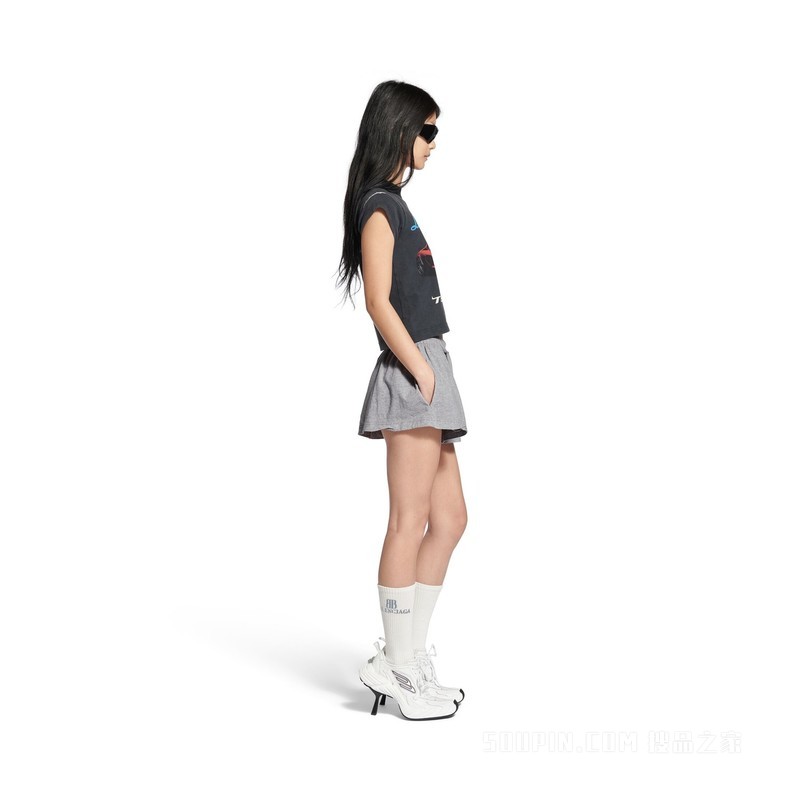 LAUREL CLASSIC FOOTBALL SHORTS迷你半身裙