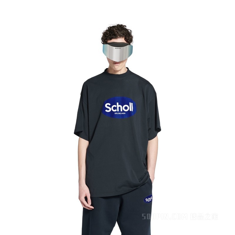 BALENCIAGA I SCHOLL廓形T恤