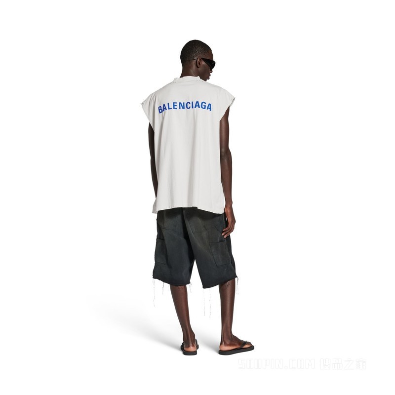BALENCIAGA BACK无袖T恤