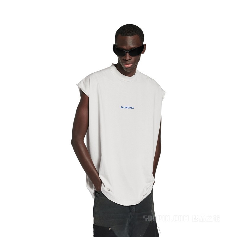 BALENCIAGA BACK无袖T恤