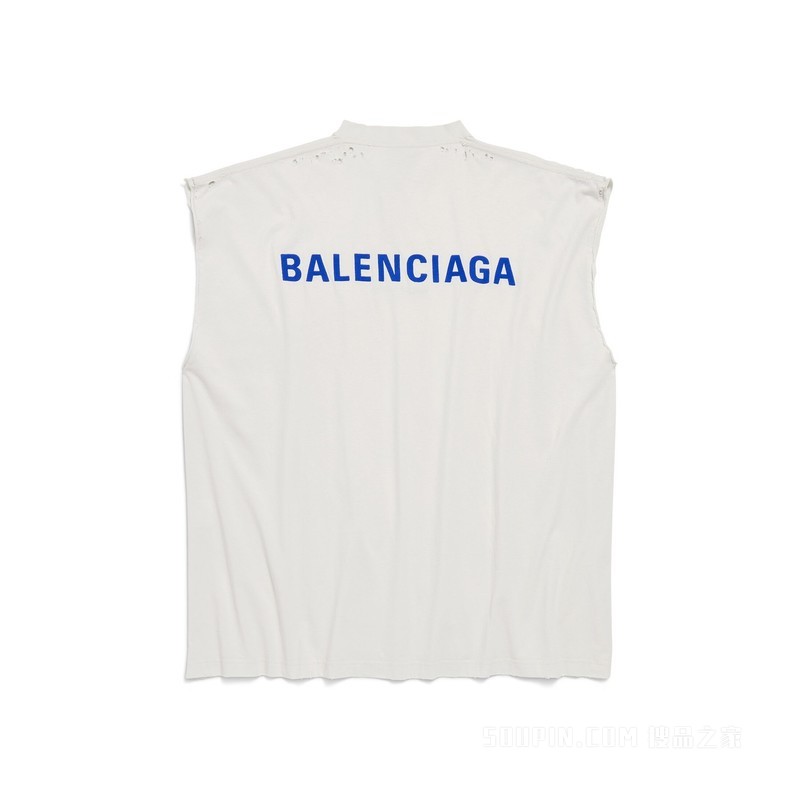 BALENCIAGA BACK无袖T恤