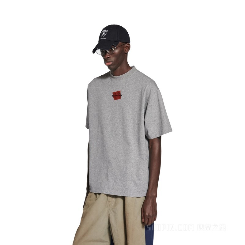 TAPED BALENCIAGA BACK中号版型T恤
