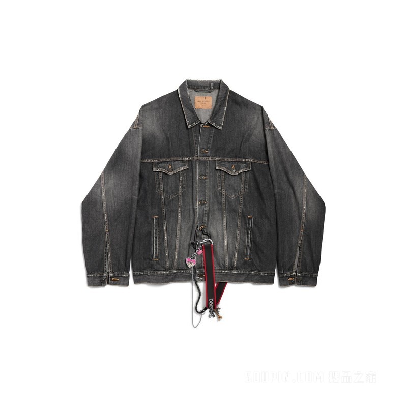OVERSIZED CHARMS牛仔夹克