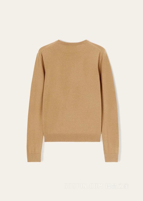 Loro Piana 女士圆领针织衫 骆马绒