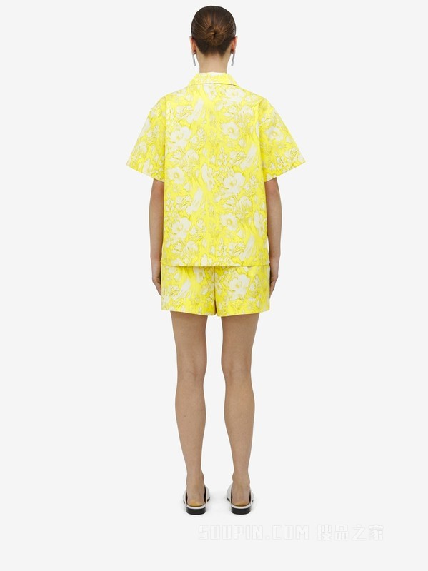 Warped Floral夏威夷衬衫