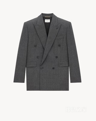 斜纹羊毛夹克