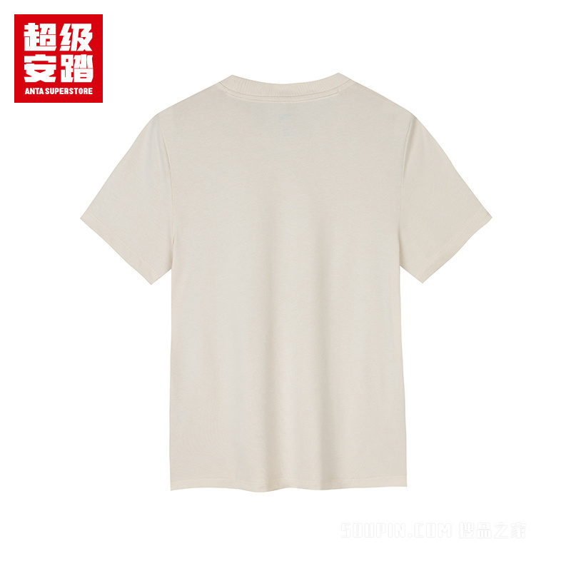 超级安踏生活系列运动复古女子短袖针织衫