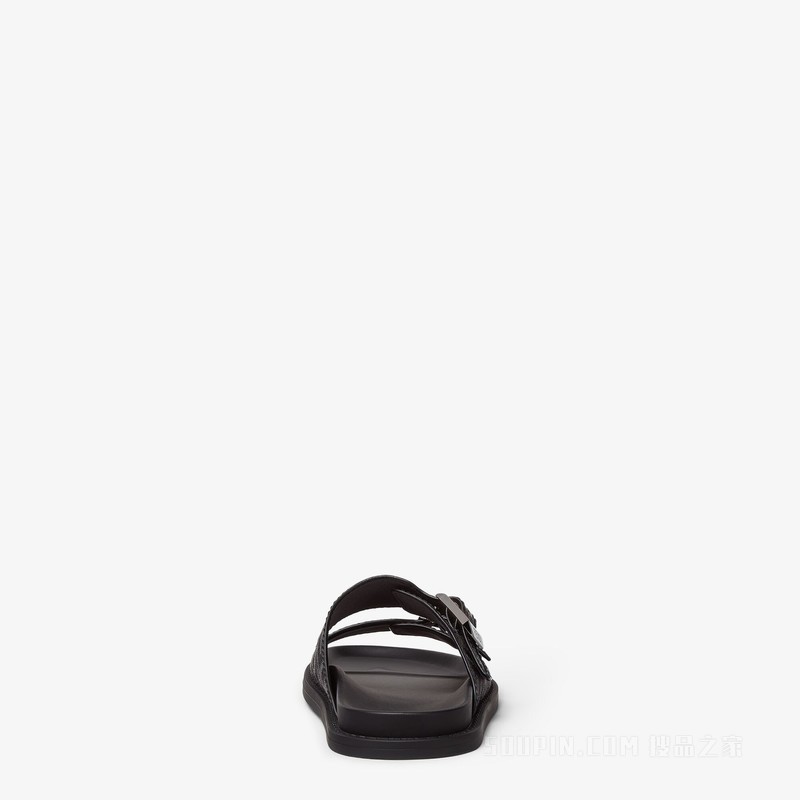 FENDI Feel凉鞋 FF提花布料凉鞋