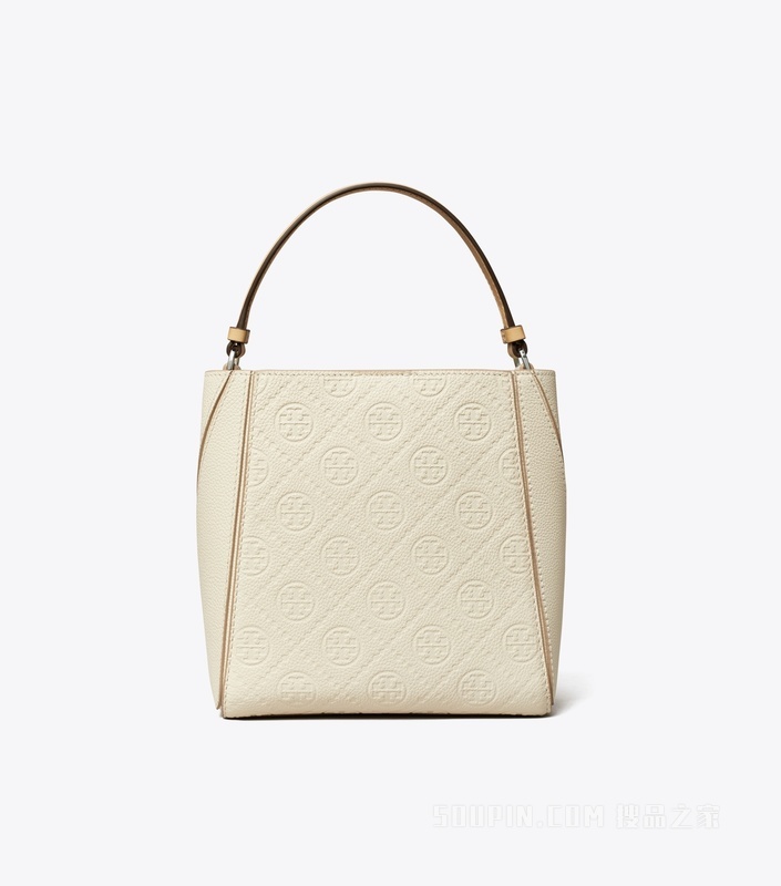 McGraw T Monogram 小号水桶包 暖白色