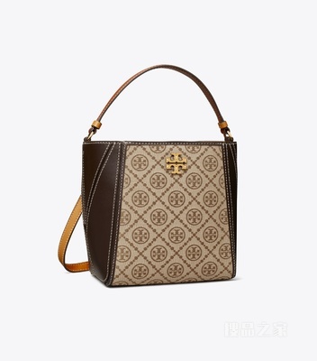 McGraw T Monogram 小号水桶包 榛子棕