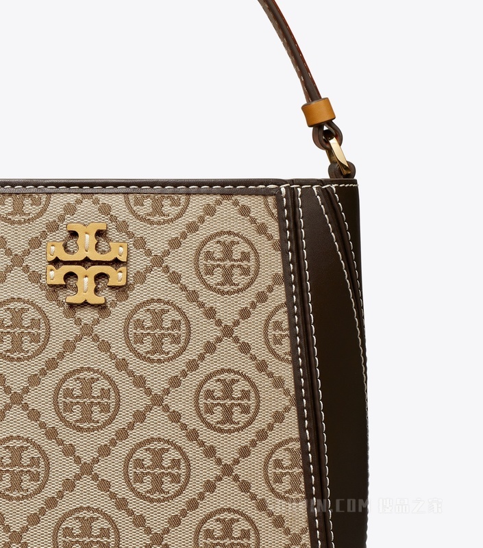 McGraw T Monogram 小号水桶包 榛子棕