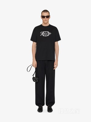 GIVENCHY LOGO徽章T恤