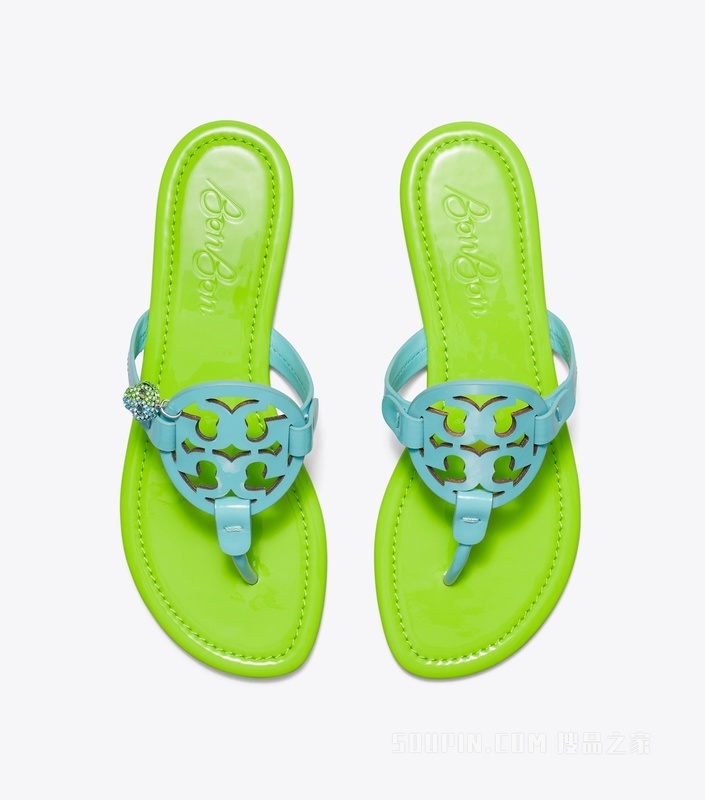 TORY BURCH x BonBon Miller 凉鞋 菠萝蓝莓色